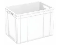 Euronorm Stapelkrat Pe 410x600x400mm 83liter Wit