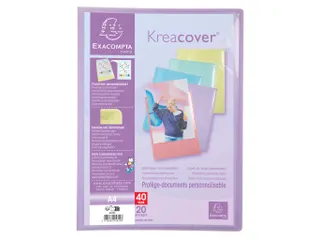 Showalbum A4 20 tas KREACOVER PASTEL Assorti - 42
