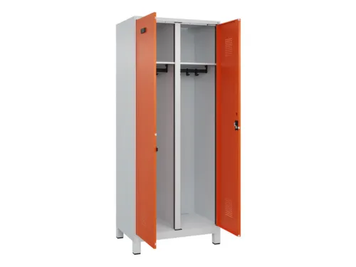locker voor scheiding van kleding,HxBxD 1950x800x500mm,2vak
