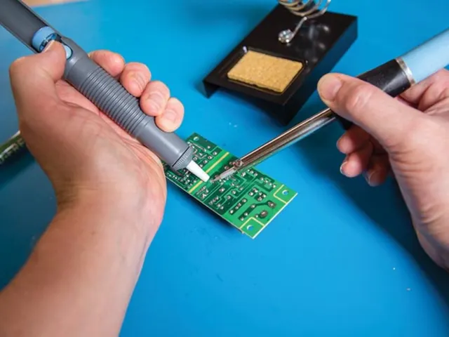 Elektrische Soldeerset