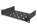 254 mm 10 inch 1U-plank vaste installatie 44x254x150mm Zwart