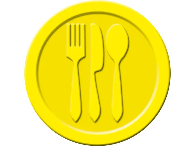 Jetons évenements Sigel manger jaune 100 pces