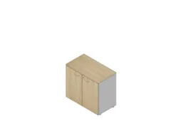 kantoorkast,HxBxD 730x800x450mm,1xhouten vloer,2ordnerhoogte