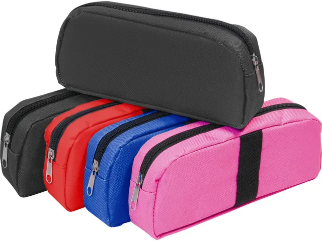 Etui Kangaro polyester 20x8x4cm assorti kleuren