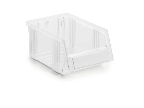 Transparante Zichtbakken Hxbxd 105x149x192mm Polystyreen Grijpopening