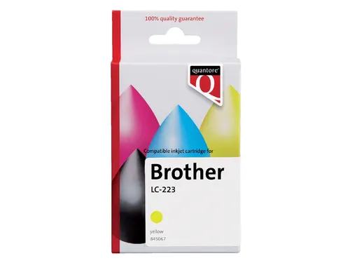 Inktcartridge Quantore alternatief tbv Brother LC-223 geel