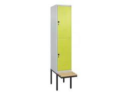 Dubbeldekse dekenkist,HxBxD 2120x400x815mm,1x2vak.,vak B 400mm