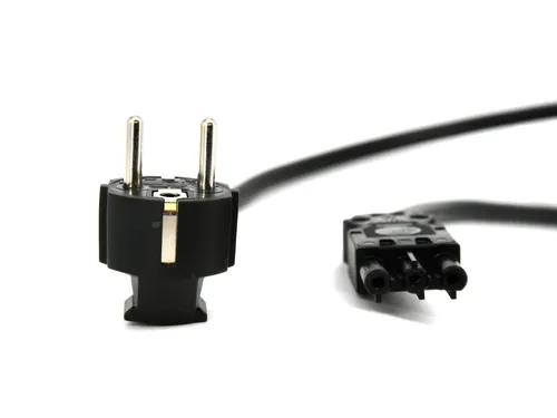 Kabel GST18 vrouw naar Schuko 2m - 103 Zwart