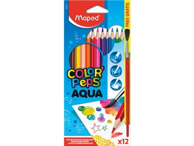 Aquarelpotlood Color'Peps Aqua 12 potloden | KleurpotlodenWinkel.nl