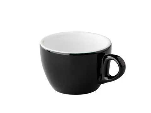 Kop Barista Cappuccino Zwart 190ml 6 Stuks