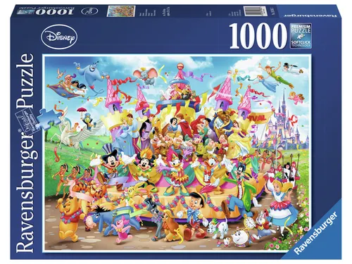 Puzzel Ravensburger Disney optocht 1000 stukjes