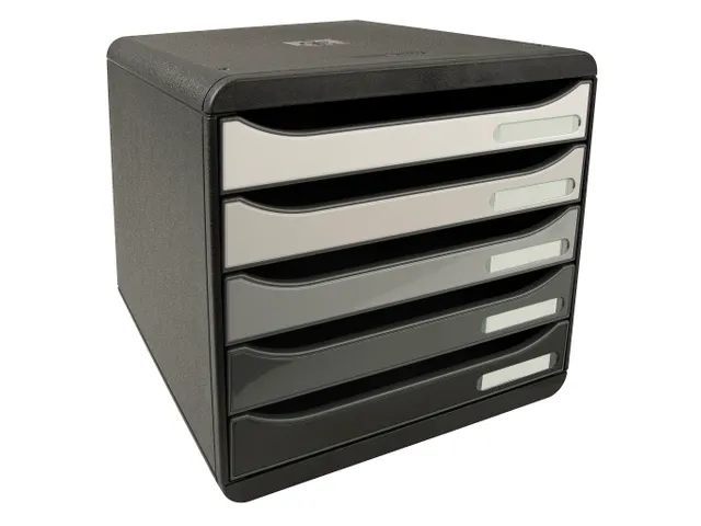 Exacompta Ladekastje Kunststof Grijs Big Box Plus