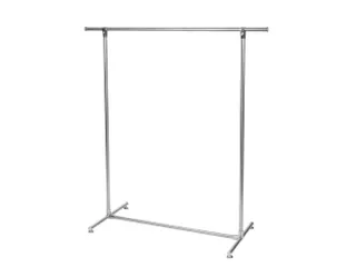 Kledingrek Metaal met 1 stang 125x50x130cm max. last 75 kg - 2