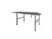 Dextro Slinger Duo zit/sta Bureau 140cm frame Alu blad Logan Eik