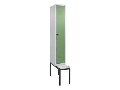 locker voor scheiding van kleding,HxBxD 2120x300x815mm,1vak