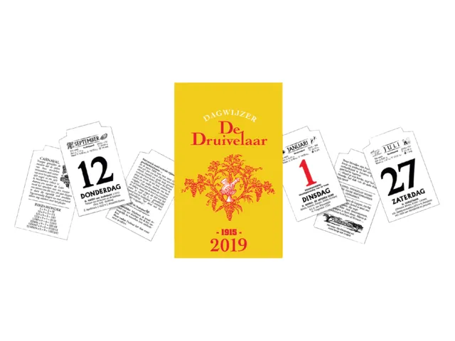 Dagscheurkalender 2026 de Druivelaar
