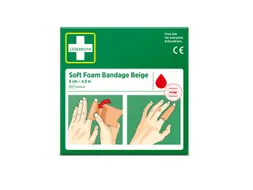 Bandage Cederroth Soft Foam beige 6cmx4.5m