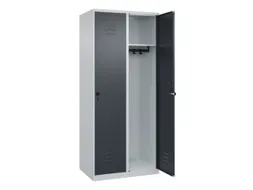 locker,HxBxD 1850x800x500mm,2vak,vak B 400mm,draaigrendel