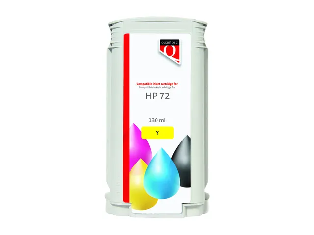 Inkcartridge Quantore alternatief tbv HP 72 C9373A geel
