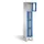 lockerkast 1850x320x500mm 1x4 vakken Cilinderslot Poten, RAL5010
