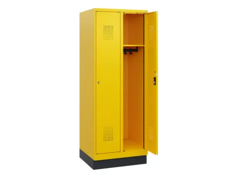 schoollocker,HxBxD 1630x600x500mm,2vak,vak B 300mm,cil.-slot,sokkel
