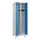 locker voor scheiding van kleding,HxBxD 1950x600x500mm,2vak