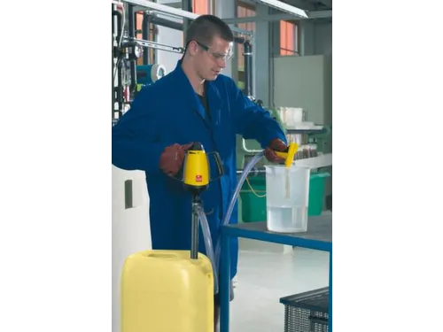 Vatpomp Set Oplosmiddelen Niro Dompeldiepte 1000mm Slang Tappistool