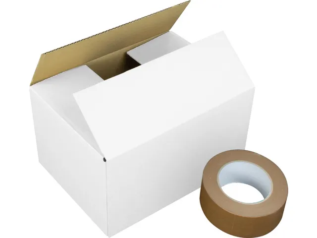 Verzenddoos Raadhuis 285x190x100mm EB-golf wit