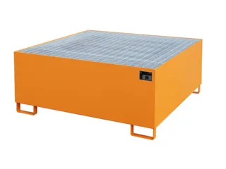 opvangbak,v. 1xIBC,opvangvol. 1000l,HxBxD 630x1460x1460mm,m. rooster - 1