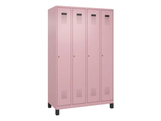 locker voor scheiding van kleding,HxBxD 1950x1200x500mm,4vak