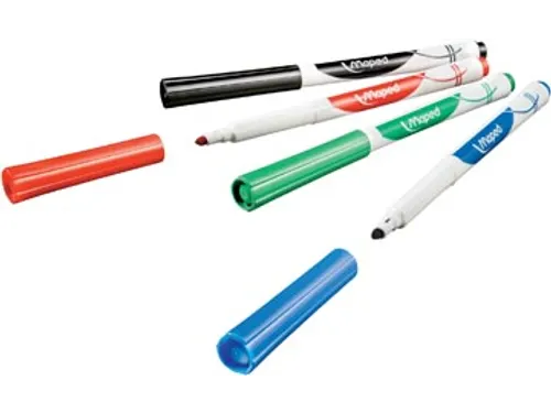 Whiteboardmarker Marker'peps 1.5mm Blister à 4 Stuks Assorti kleuren