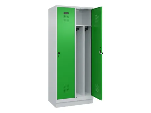 locker voor scheiding van kleding,HxBxD 1950x800x500mm,2vak