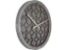Horloge murale NeXtime 'Concreto Love' Ø39,5cm polyrésine/bois gris