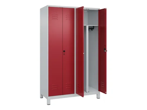 PBM-locker,HxBxD 1950x1200x500mm,4vak,vak B 300mm,draaigrendel