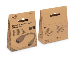 DisplayPort-adapterkabel type mini DP DP Male/Female 0,15m UHD 4K Wit - 5