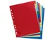 Bedrukte tabbladen numeriek assorti PP A4+ 10-delig 1-10 11-gaats
