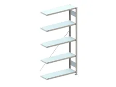 Inhaakstelling Aanbouwveld 2000x1006x336mm 5legborden 230kg