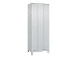 locker,HxBxD 1950x750x500mm,3vak,vak B 250mm,cil.-slot,voeten