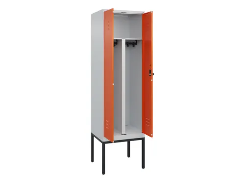 PBM-locker,HxBxD 2120x600x500mm,2vak,vak B 300mm,draaigrendel