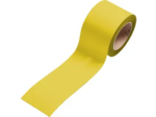 bord achterzijde magnetisch folie op rol H 40mm L 10m geel - 5