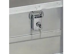 insteek-cilinderslot,v. Aluminium transportbox