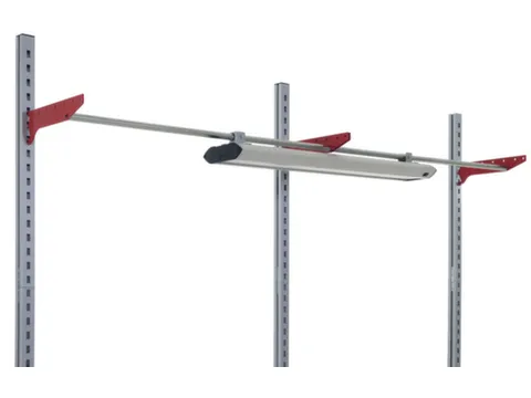 legbord,v. paktafel,BxD 1000x200mm,draagverm. 25kg,draagarmen,staal