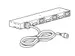 APC Rack PDU AP6038A, Basic, 0U/1U, 48A, 230V, (3x) C19, IEC 309 63A s