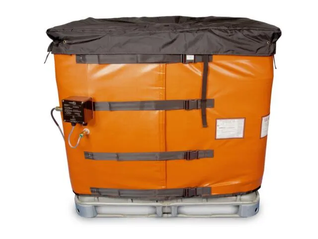 verwarmingsmantel,v. IBC inhoud 1000l,buiten glasvezel/silicone,oranje