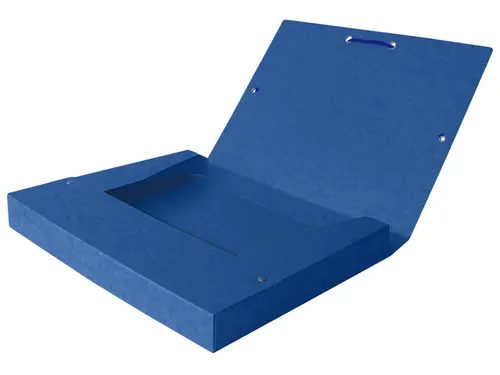 Elastobox Oxford Top File+ A4 25mm blauw