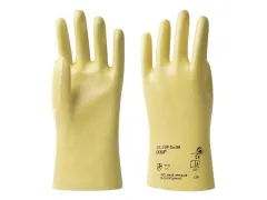 Handschoen Gobi Geel Nitril Met Manchet Maat 10