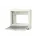 hangkast,v. laptops,HxBxD 410x500x150mm,klapdeur,slot,romp RAL7035