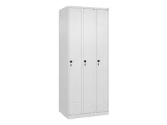 locker,HxBxD 1850x750x500mm,3vak,vak B 250mm,draaigrendel