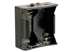 Batterijhouder Voor 2 x D-Cell (Voor Batterijclips)