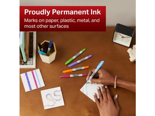 Permanente Marker, Twin Tip, Zwart